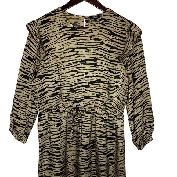 Rails Ora Dress in Canyon Animal Print Tan size Medium - Picture 3 of 5